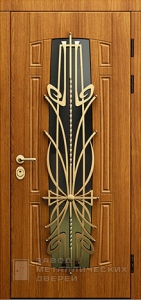 Фото «Дверь с ковкой №9» в Александрову