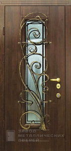 Фото «Дверь с ковкой №17»  в Александрову