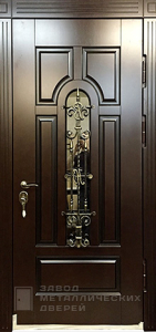Фото «Дверь с ковкой №16» в Александрову