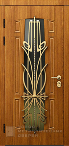Фото «Дверь с ковкой №9»  в Александрову