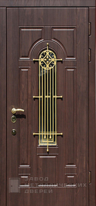 Фото «Дверь с ковкой №6» в Александрову