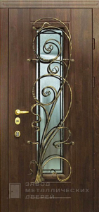Фото «Дверь с ковкой №17» в Александрову