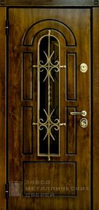 Фото «Дверь с ковкой №11»  в Александрову